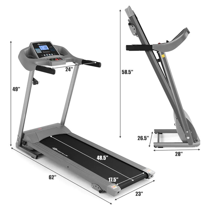 Electric Motorized Folding Treadmill Home Fitness Running Machine by DirectDeals