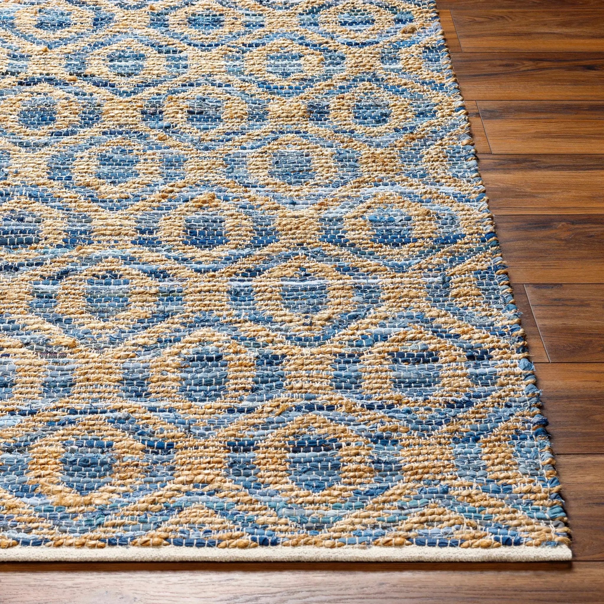 Isaye Blue Area Rug - Clearance by Boutique Rugs
