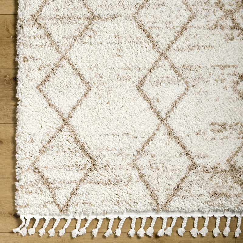 Ishan Cream Area Rug - Clearance by Boutique Rugs
