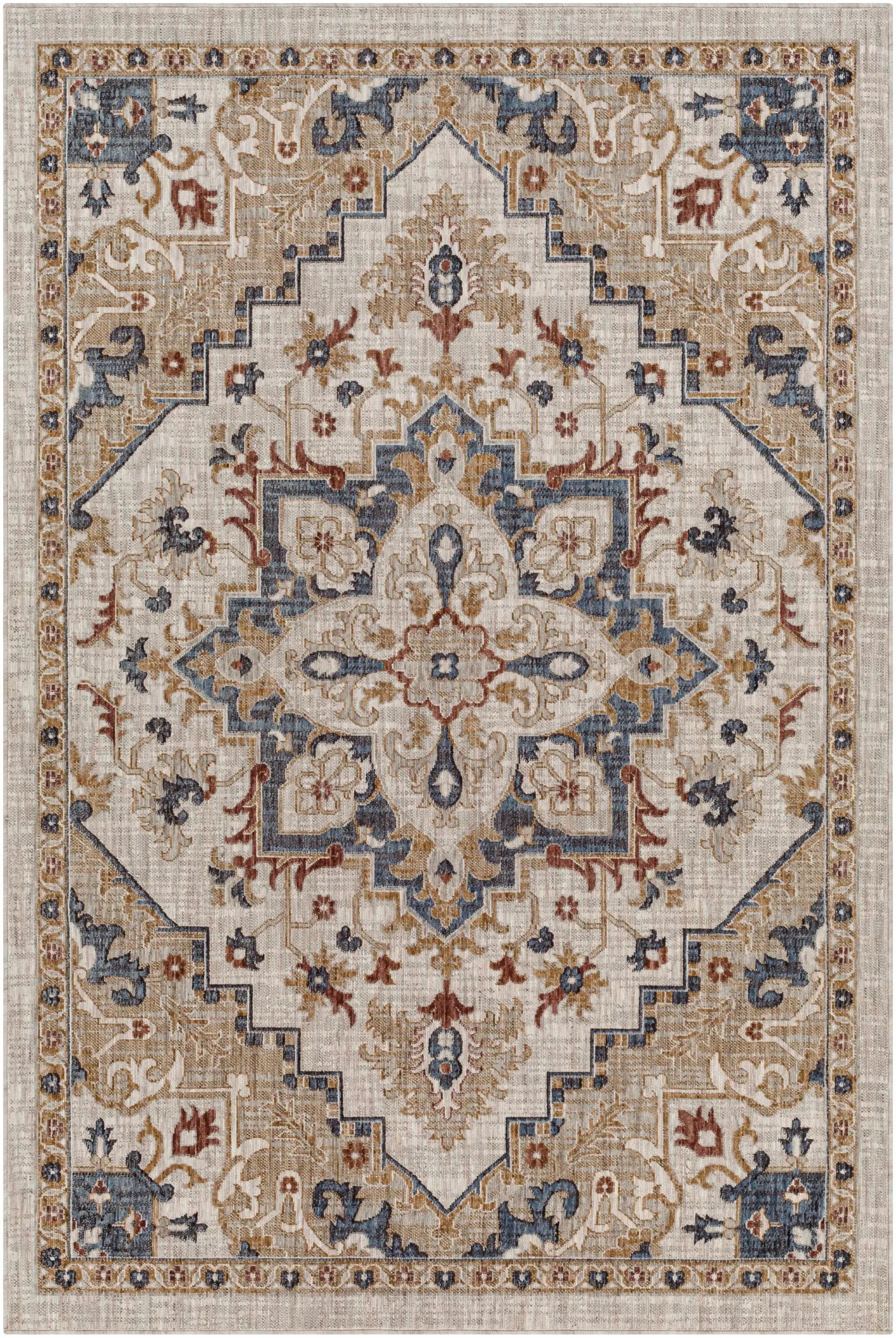 Lewa Cream Outdoor Area Rug - Clearance by Boutique Rugs