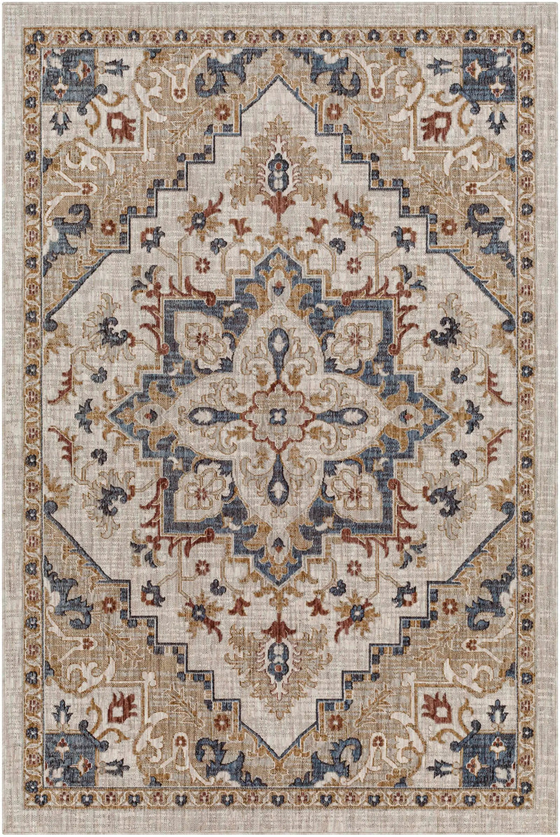 Lewa Cream Outdoor Area Rug - Clearance by Boutique Rugs