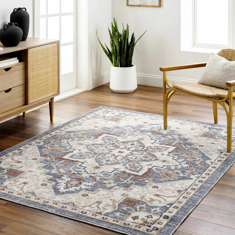 Lewa Blue Outdoor Area Rug - Clearance by Boutique Rugs