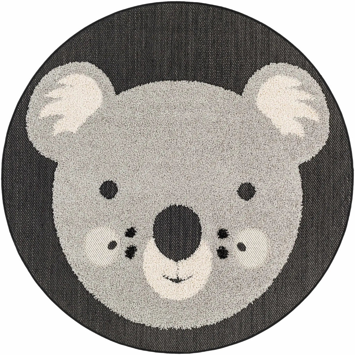 Kids Koala Animal Print Nursery Outdoor Area Rug - Clearance