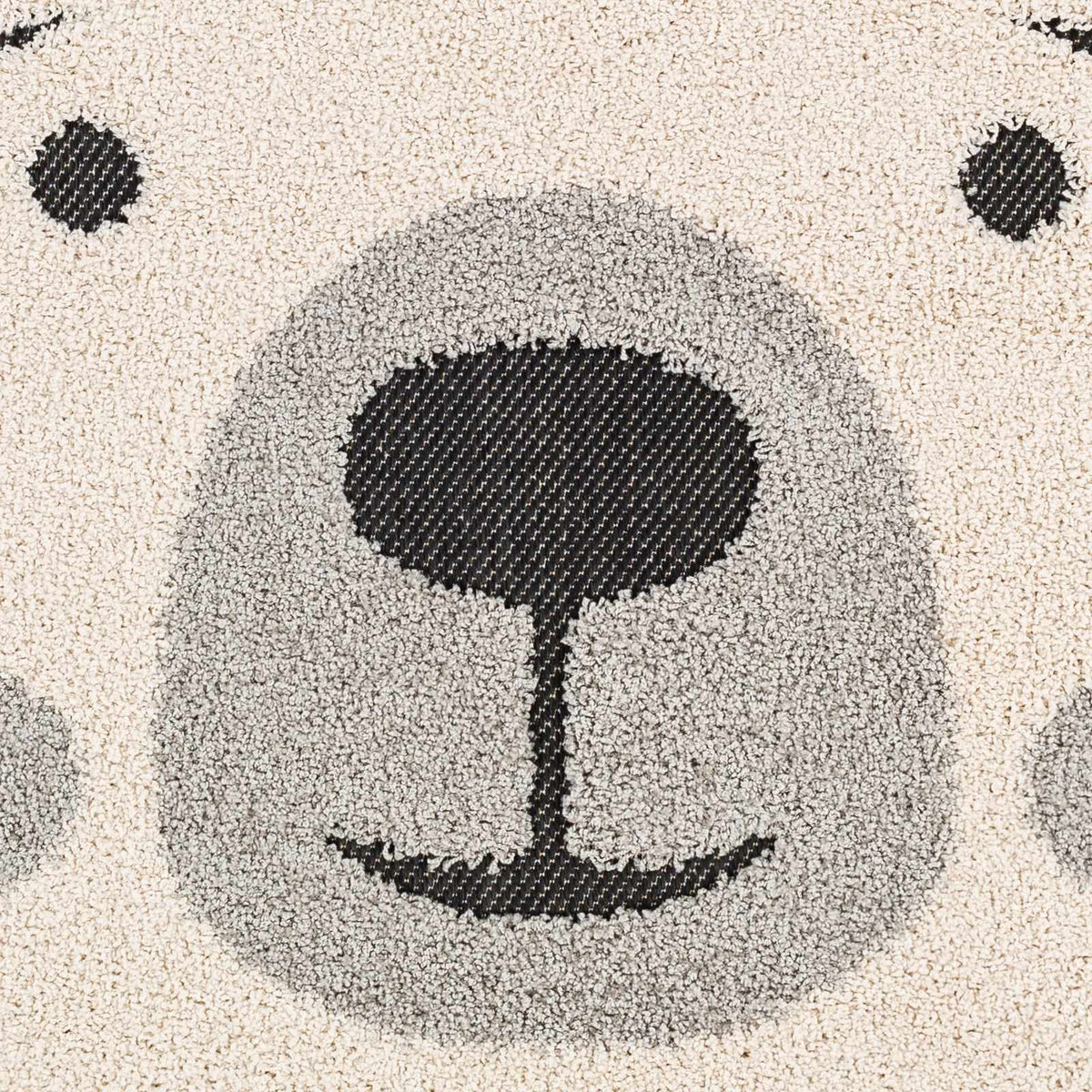 Kids Bear Animal Print Nursery Outdoor Area Rug - Clearance, sample swatch