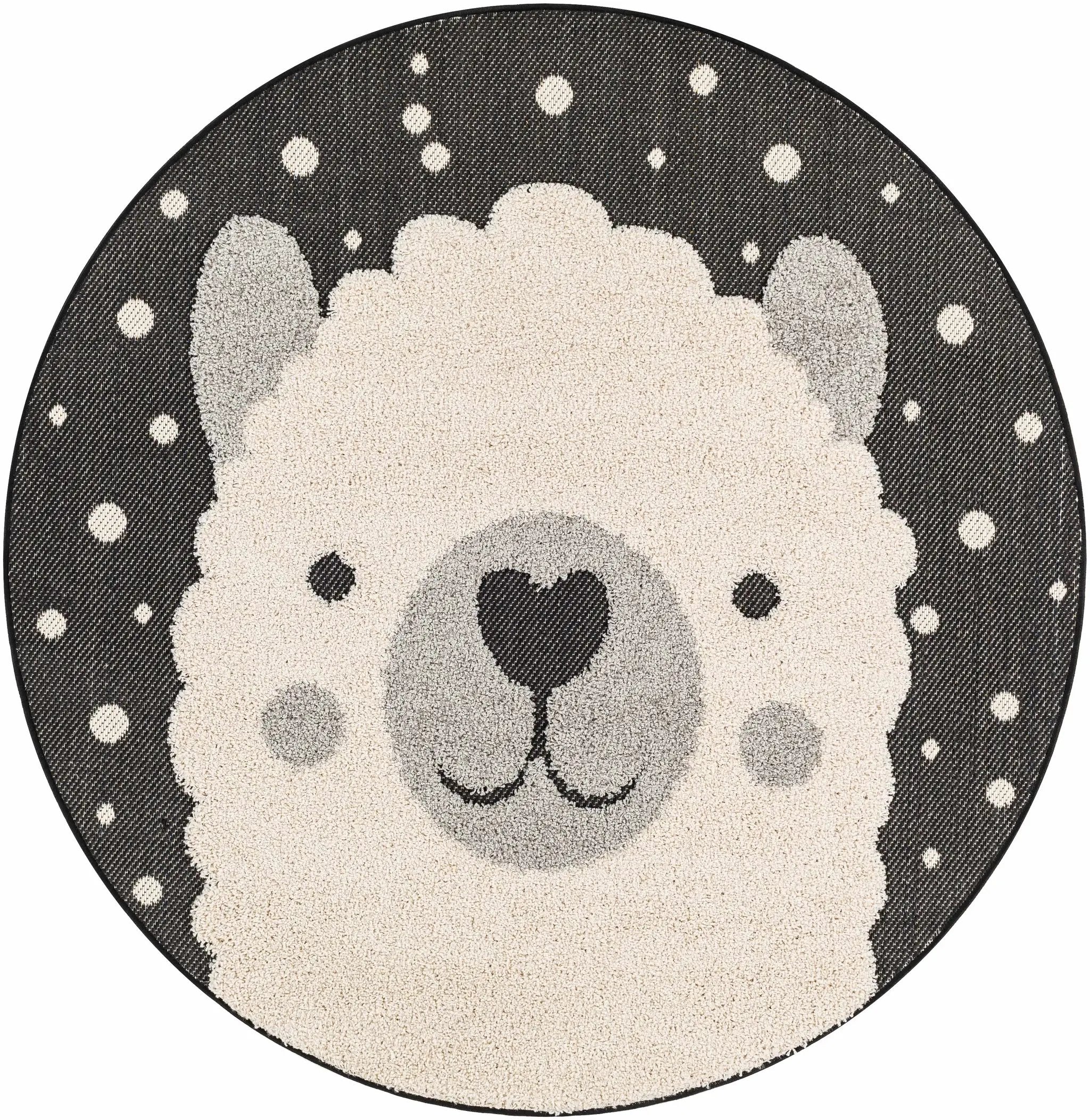 Kids Llama Animal Print Nursery Outdoor Area Rug - Clearance by Boutique Rugs