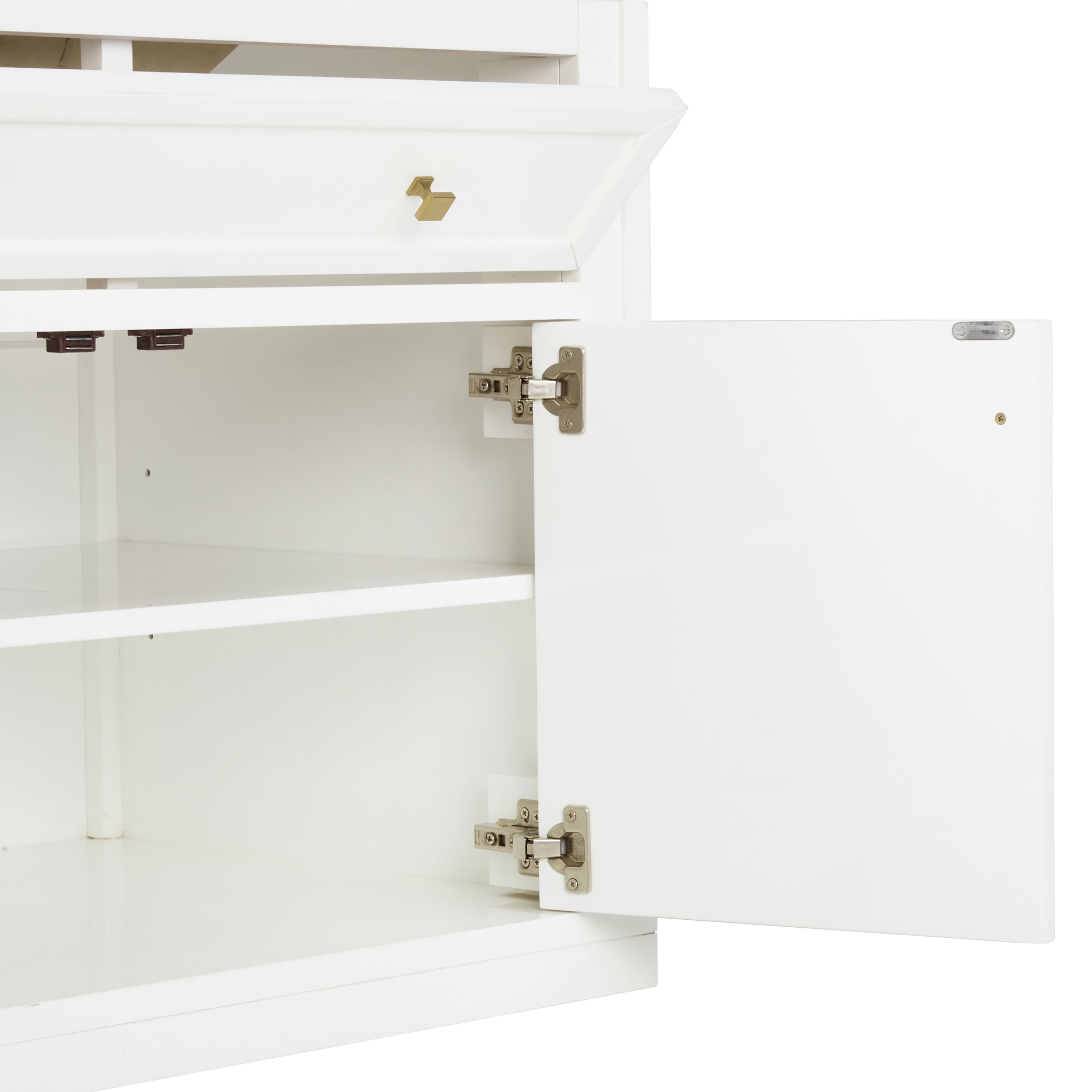 James Martin Chicago 36" Single Bathroom Vanity, Glossy White, view 25