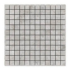 Silver Horizon Honed 1x1 Marble Mosaics 12x12