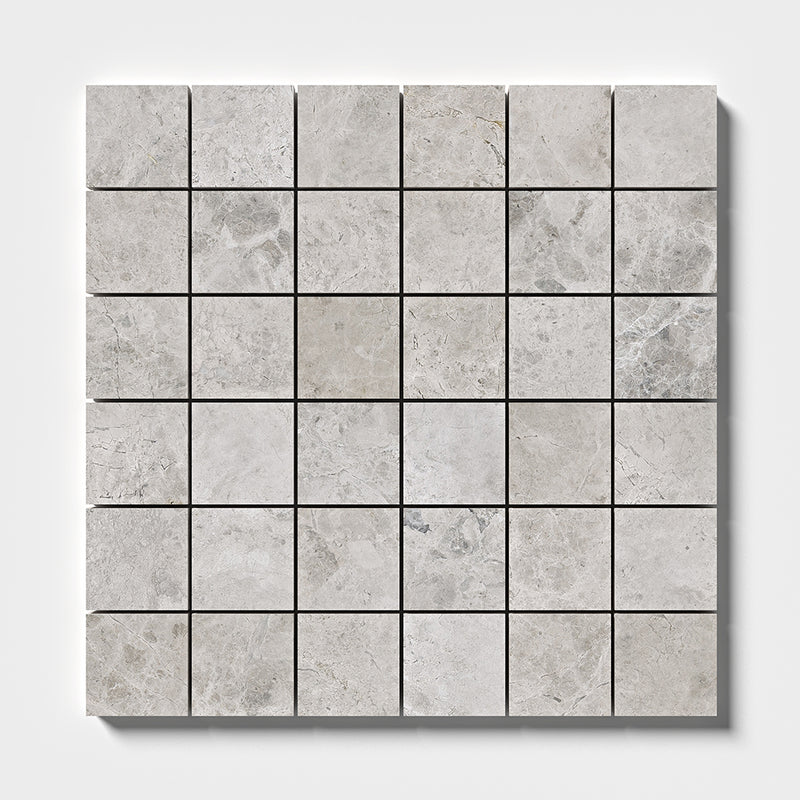 Sky Blue Honed 2x2 Marble Mosaics 12x12 Marble Honed 12x12 Mosaics