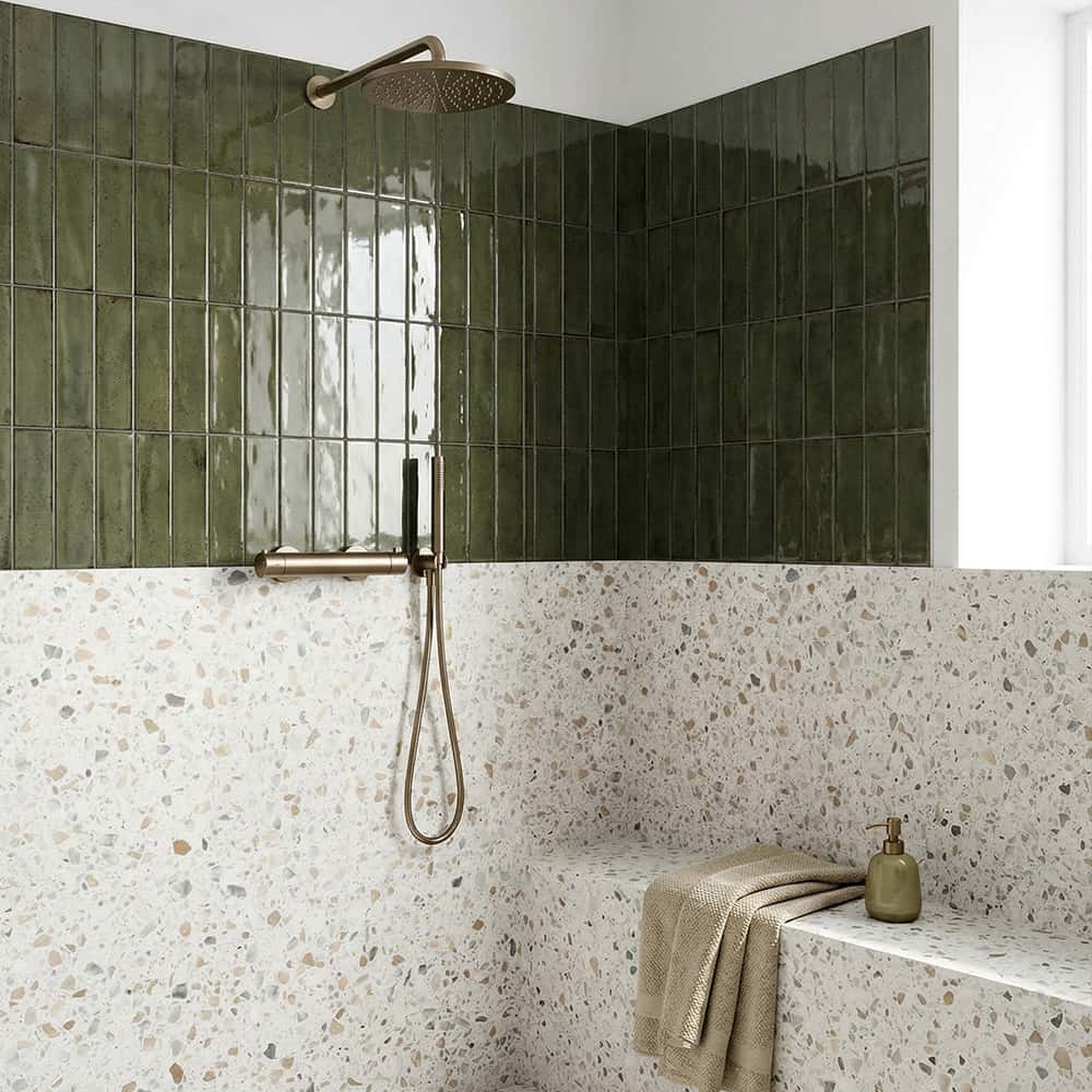 Sky Fusion Polished Terrazzo Tiles 23 5/8x23 5/8 Terrazzo Polished 24x24 Tiles — 4