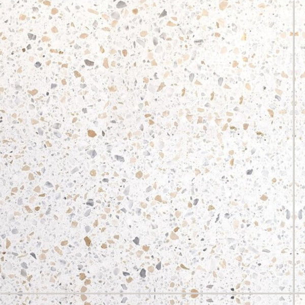 Sky Fusion Polished Terrazzo Tiles 23 5/8x23 5/8