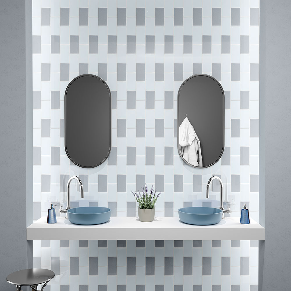 Powder Glossy Subway Ceramic Tiles 3x6 Ceramic Glossy 6x6 Tiles — 2