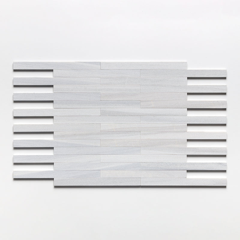 Skyline Fine Textured Plank Marble Tiles 1 9/16x18 Marble Fine Textured 4x24 Tiles — 2