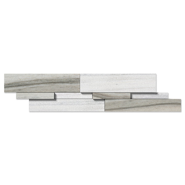 Skyline Honed Multi Finish Marble Accent Tiles New Elevation Pattern