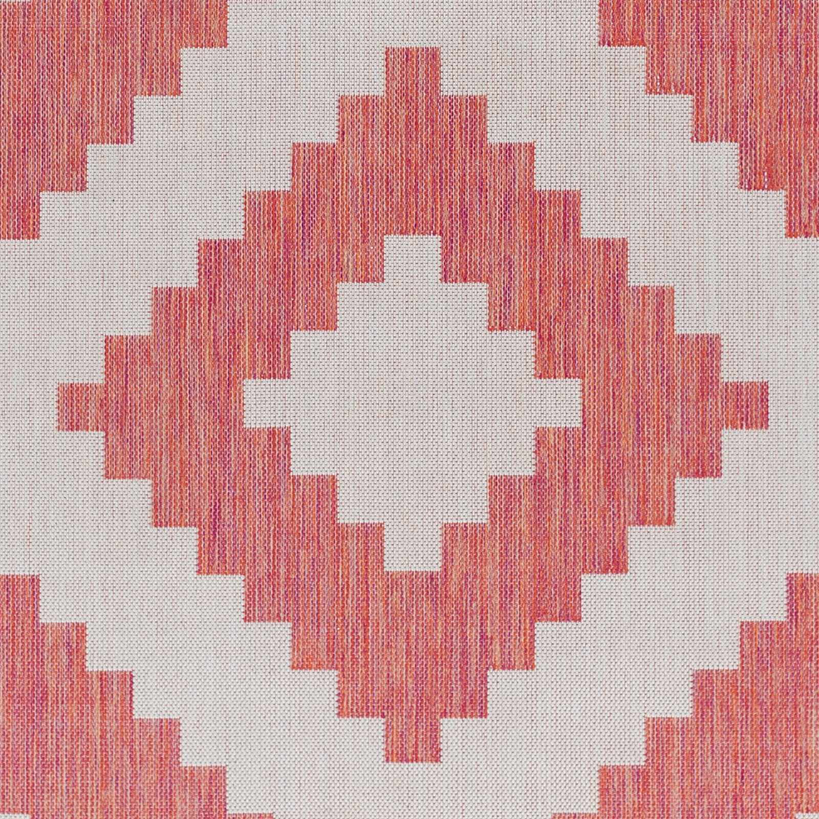 Anke Orange Outdoor Area Rug - Clearance by Boutique Rugs