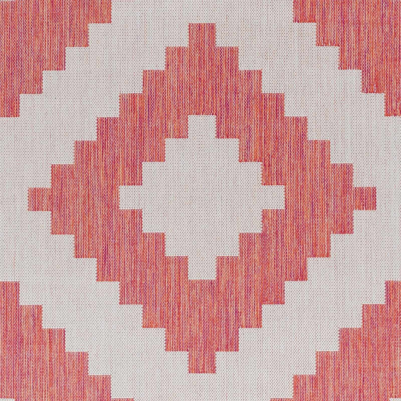 Anke Orange Outdoor Area Rug - Clearance by Boutique Rugs