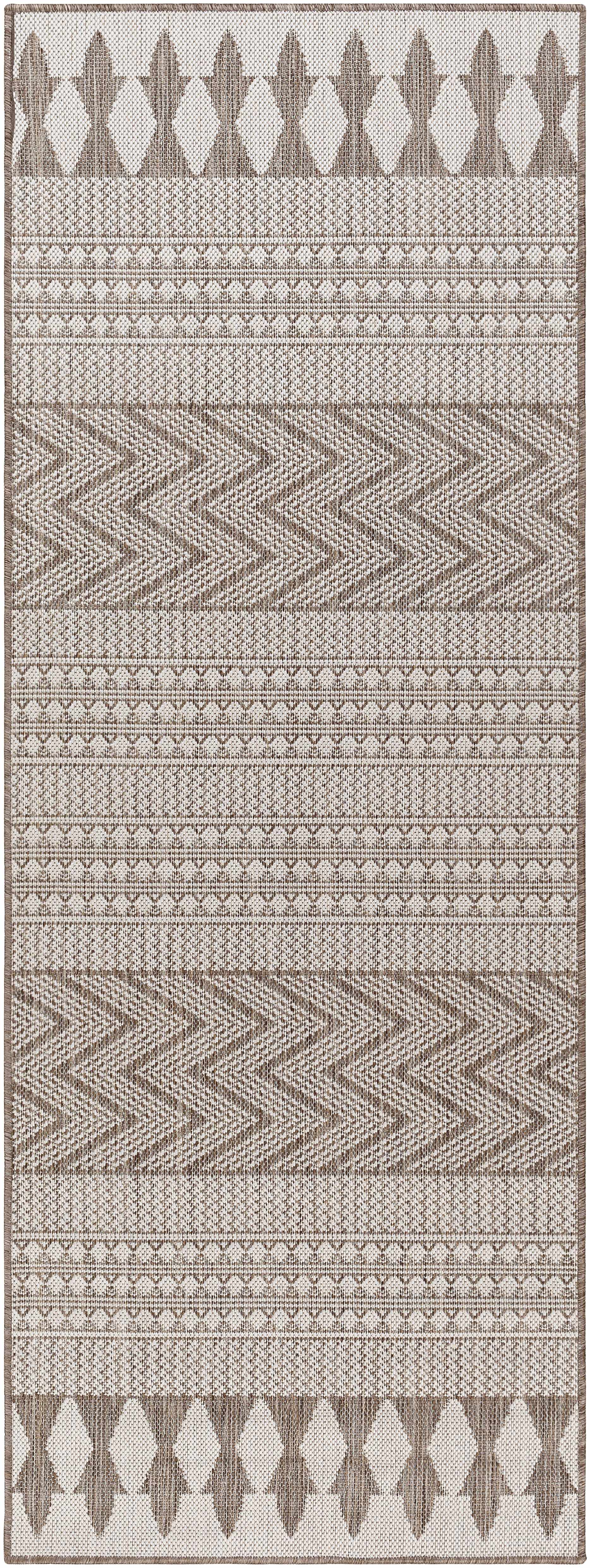 Asif Brown Outdoor Area Rug - Clearance by Boutique Rugs