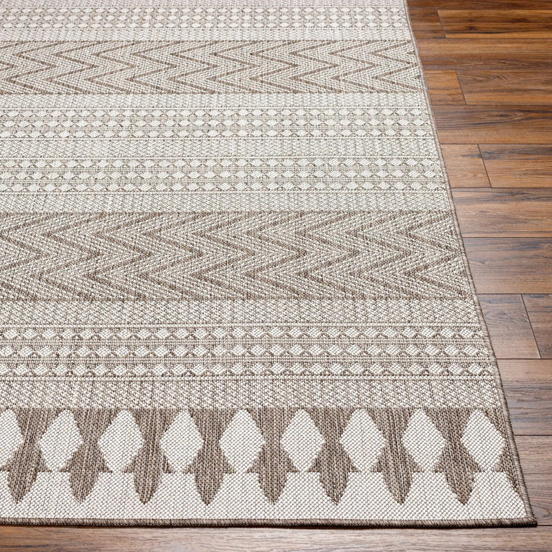 Asif Brown Outdoor Area Rug - Clearance by Boutique Rugs