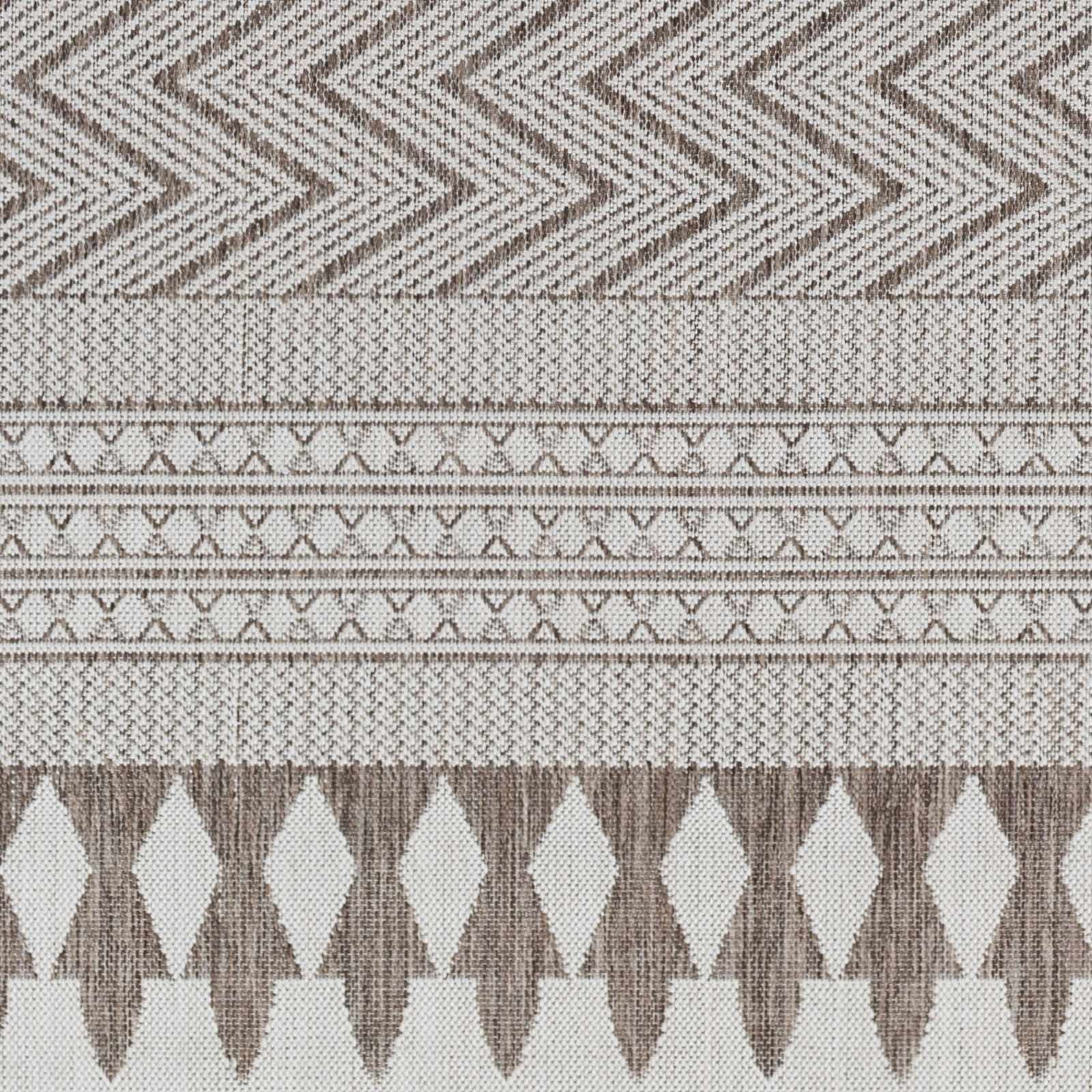 Asif Brown Outdoor Area Rug - Clearance by Boutique Rugs