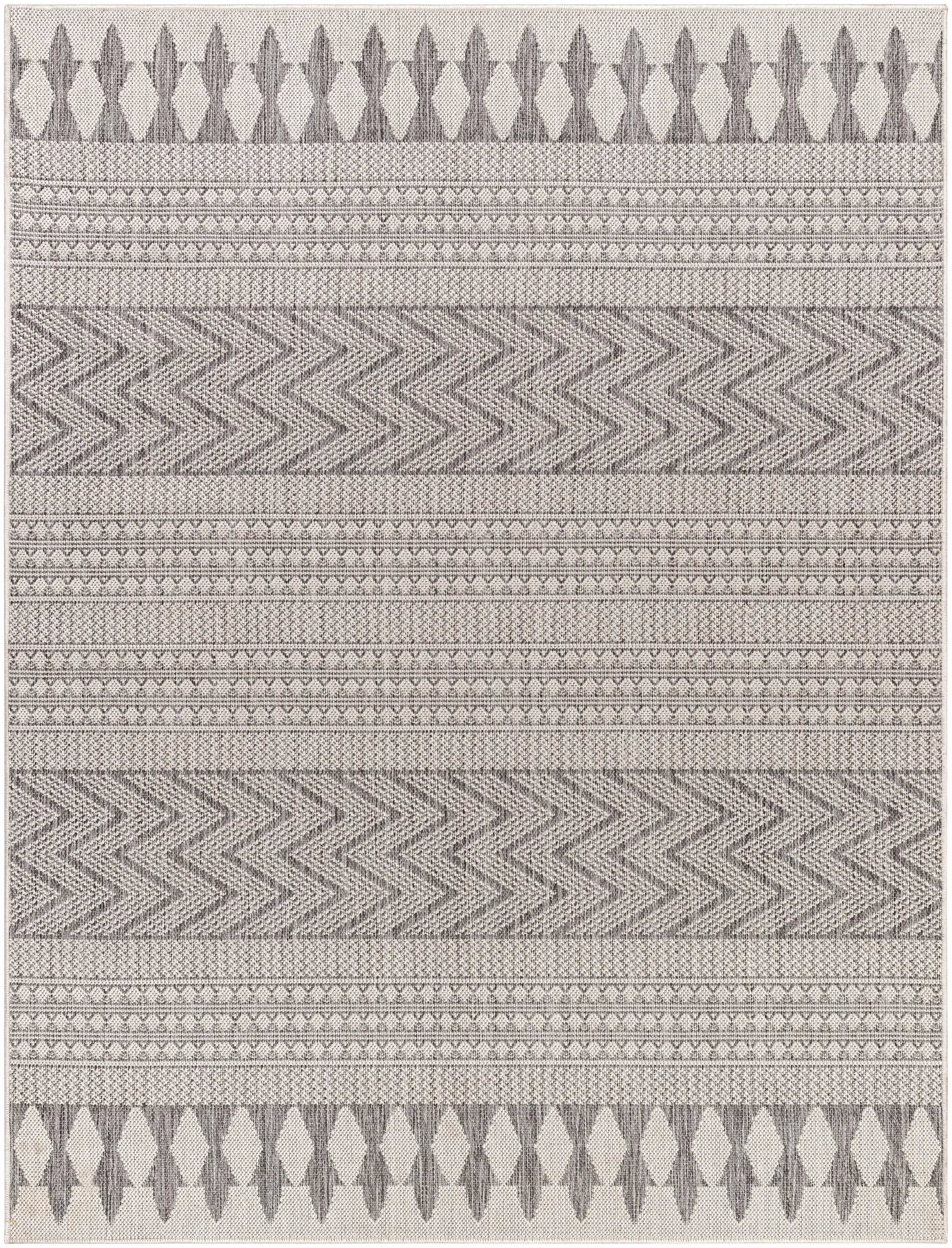 Asif Gray Outdoor Area Rug - Clearance by Boutique Rugs