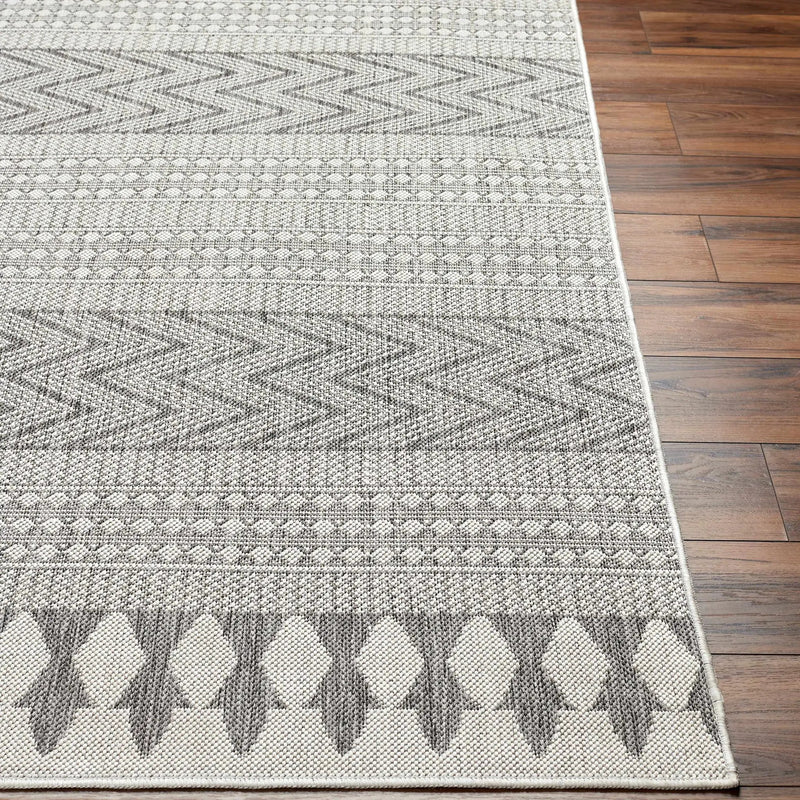 Asif Gray Outdoor Area Rug - Clearance by Boutique Rugs
