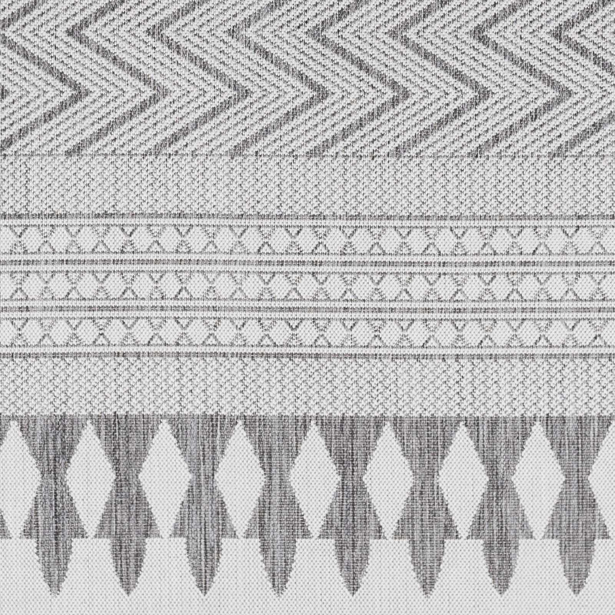 Asif Gray Outdoor Area Rug - Clearance, sample swatch