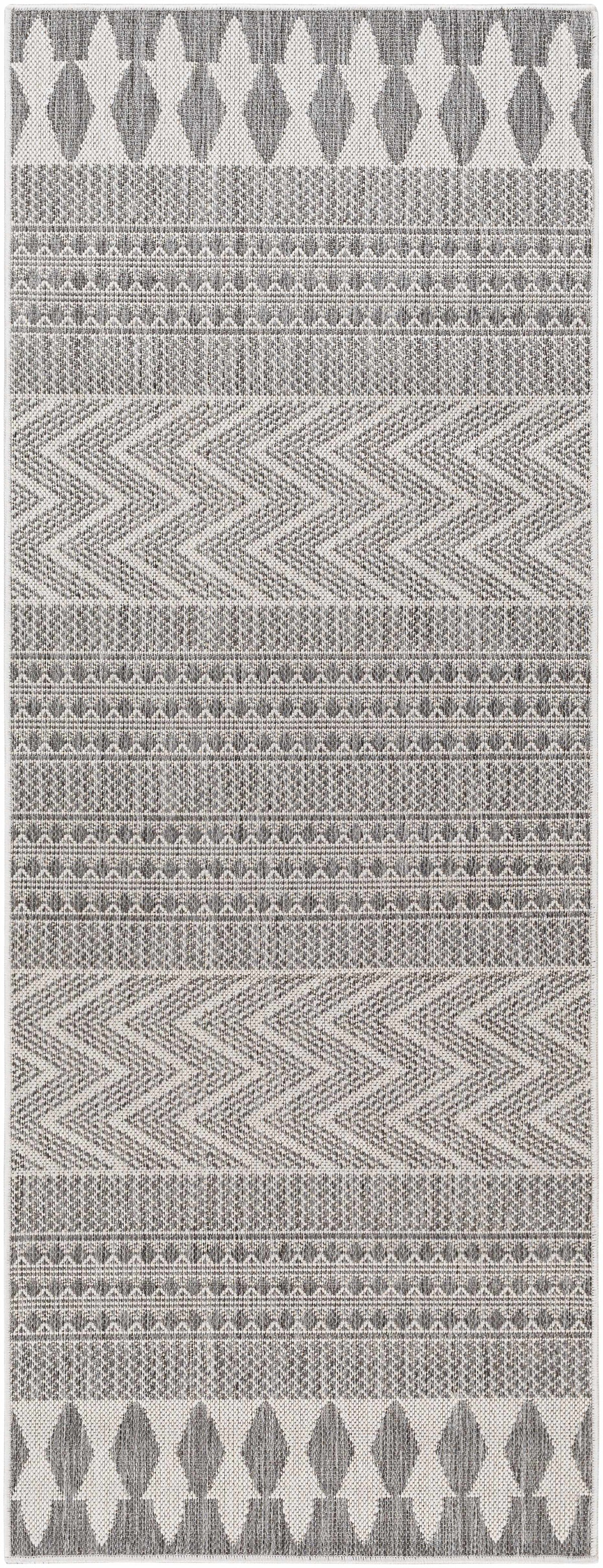 Asif Charcoal Outdoor Area Rug - Clearance, photo 3 of 9