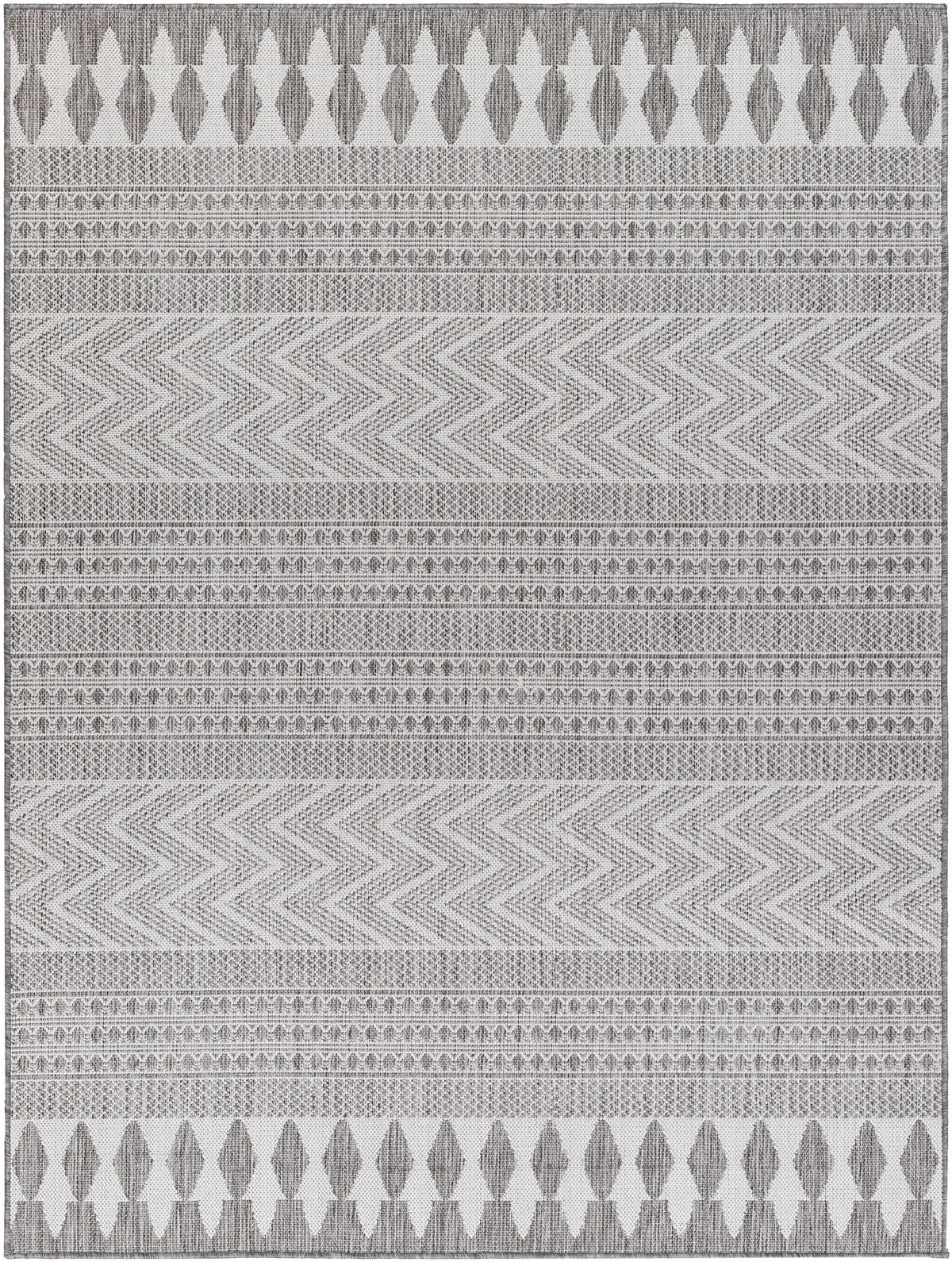 Asif Charcoal Outdoor Area Rug - Clearance