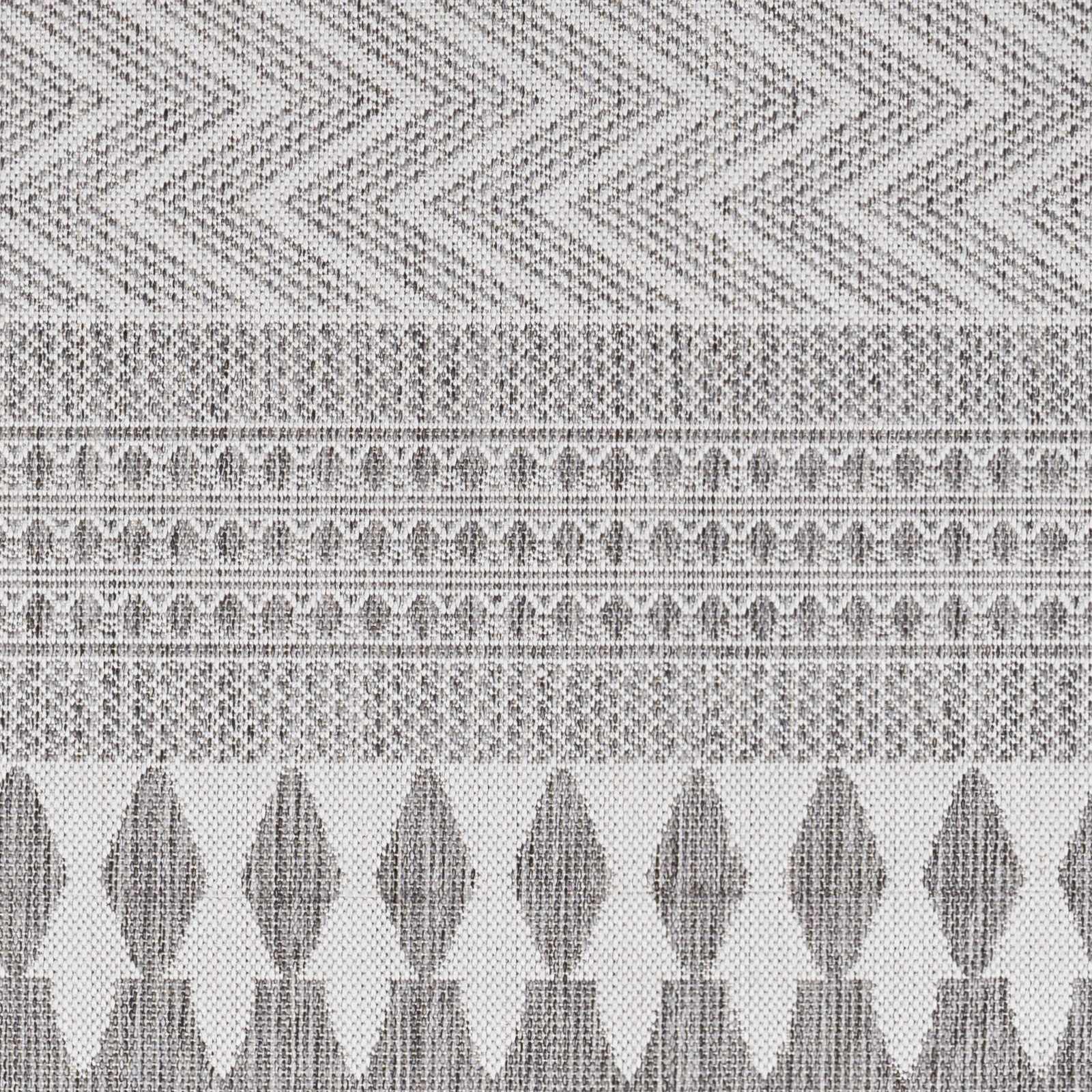 Asif Charcoal Outdoor Area Rug - Clearance by Boutique Rugs