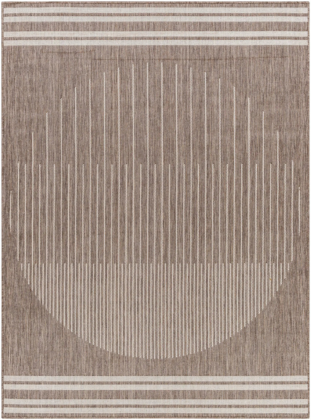 Aviya Brown Outdoor Area Rug - Clearance