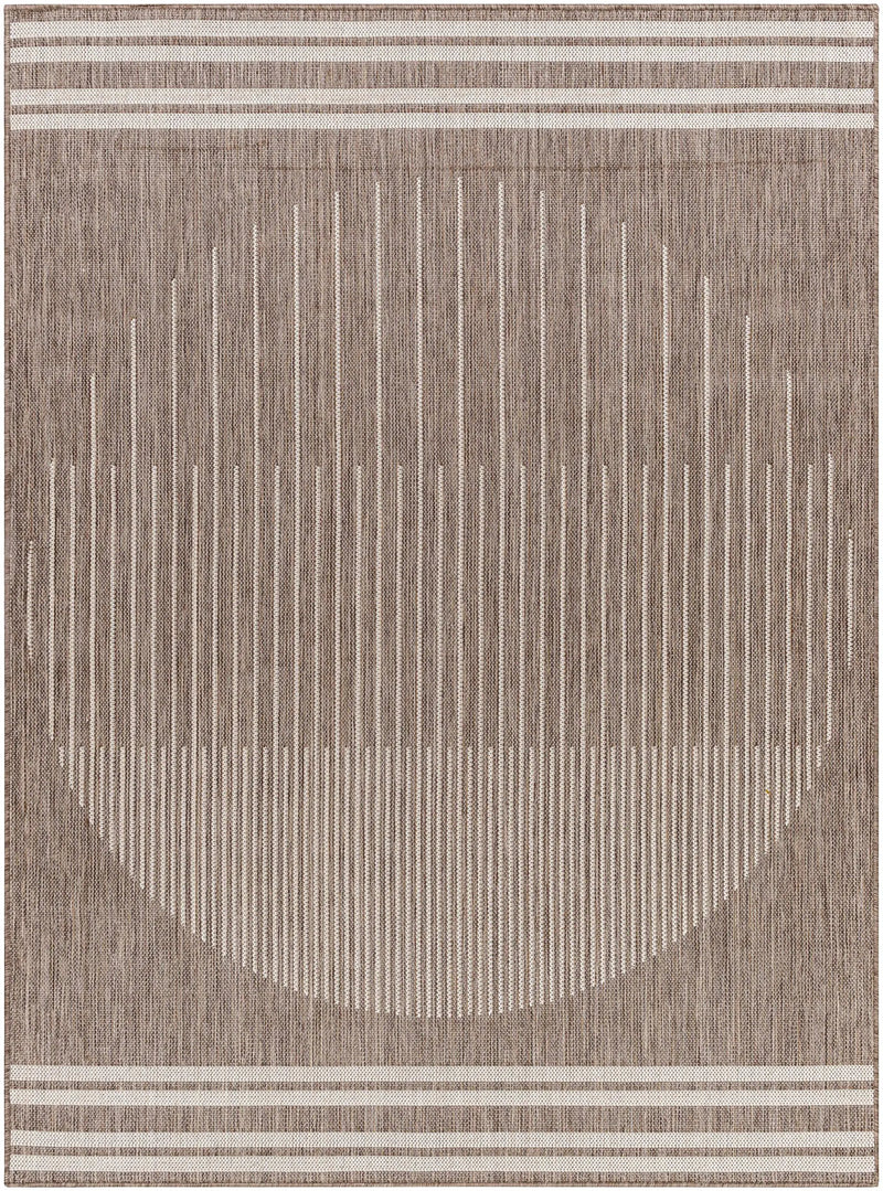 Aviya Brown Outdoor Area Rug - Clearance by Boutique Rugs