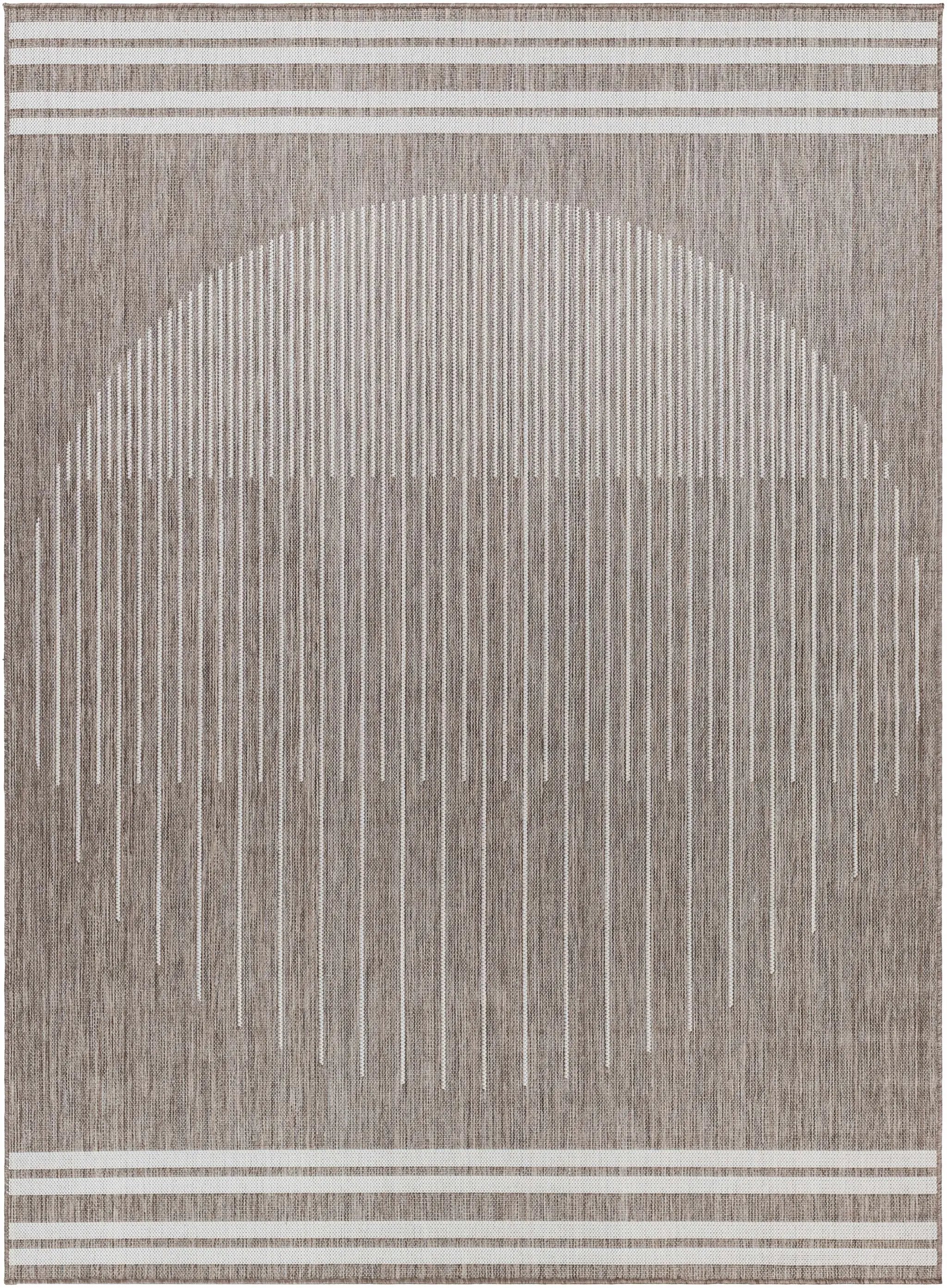 Aviya Brown Outdoor Area Rug - Clearance by Boutique Rugs