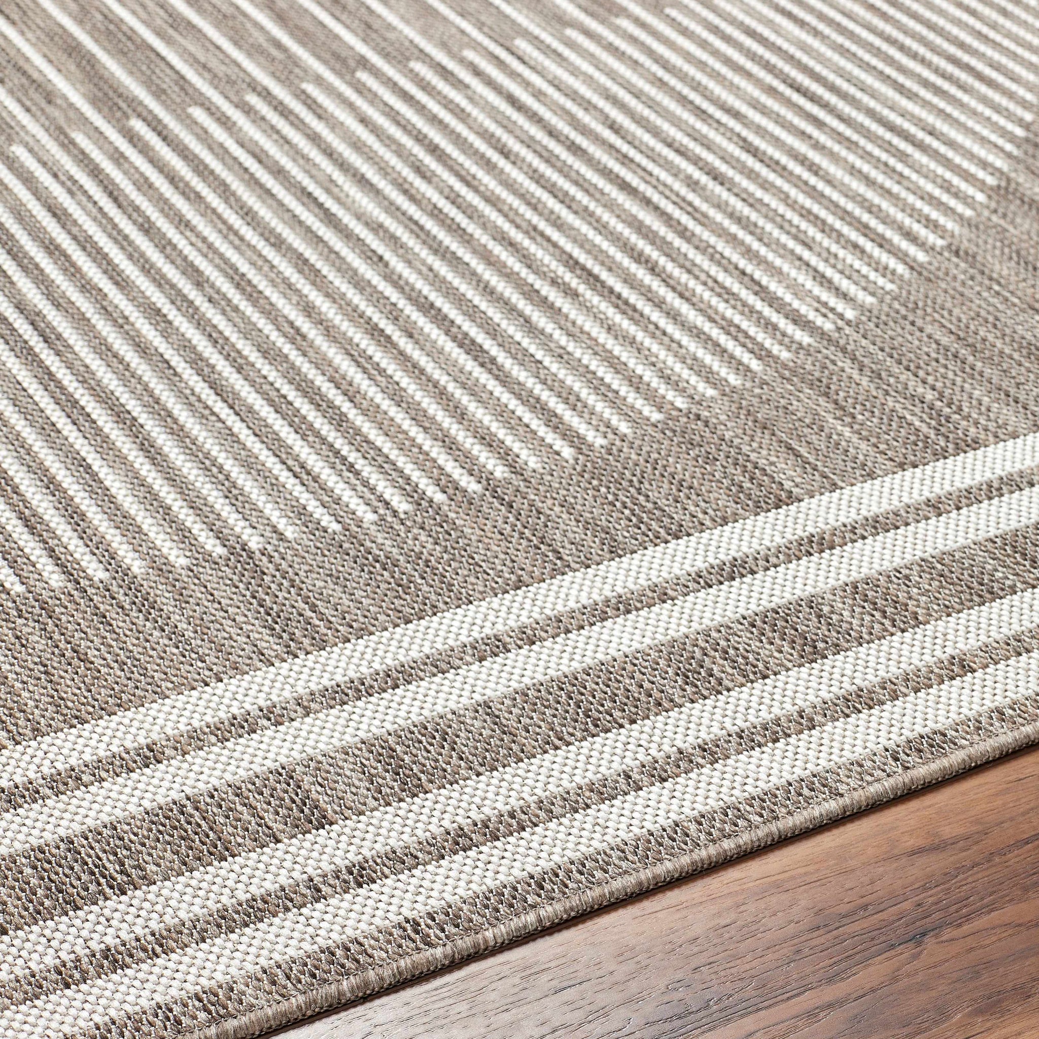 Aviya Brown Outdoor Area Rug - Clearance by Boutique Rugs