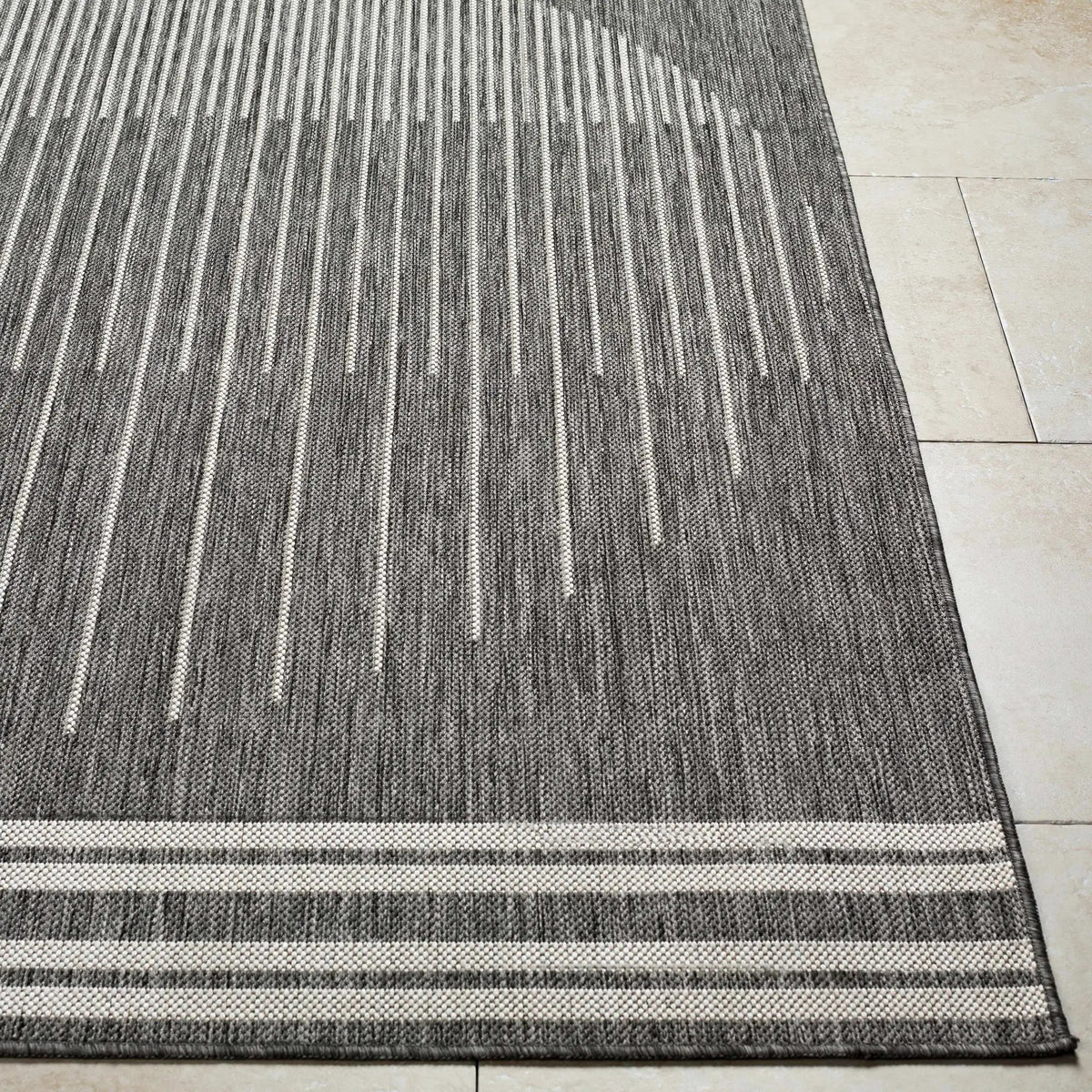 Aviya Gray Outdoor Area Rug - Clearance, photo 4 of 8