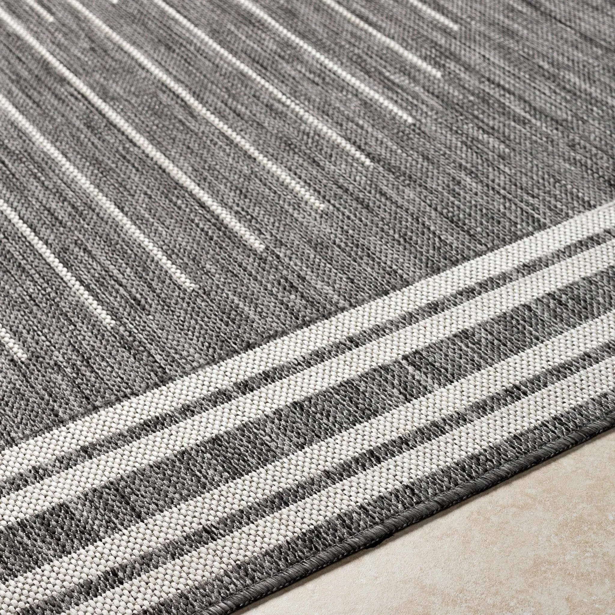 Aviya Gray Outdoor Area Rug - Clearance by Boutique Rugs