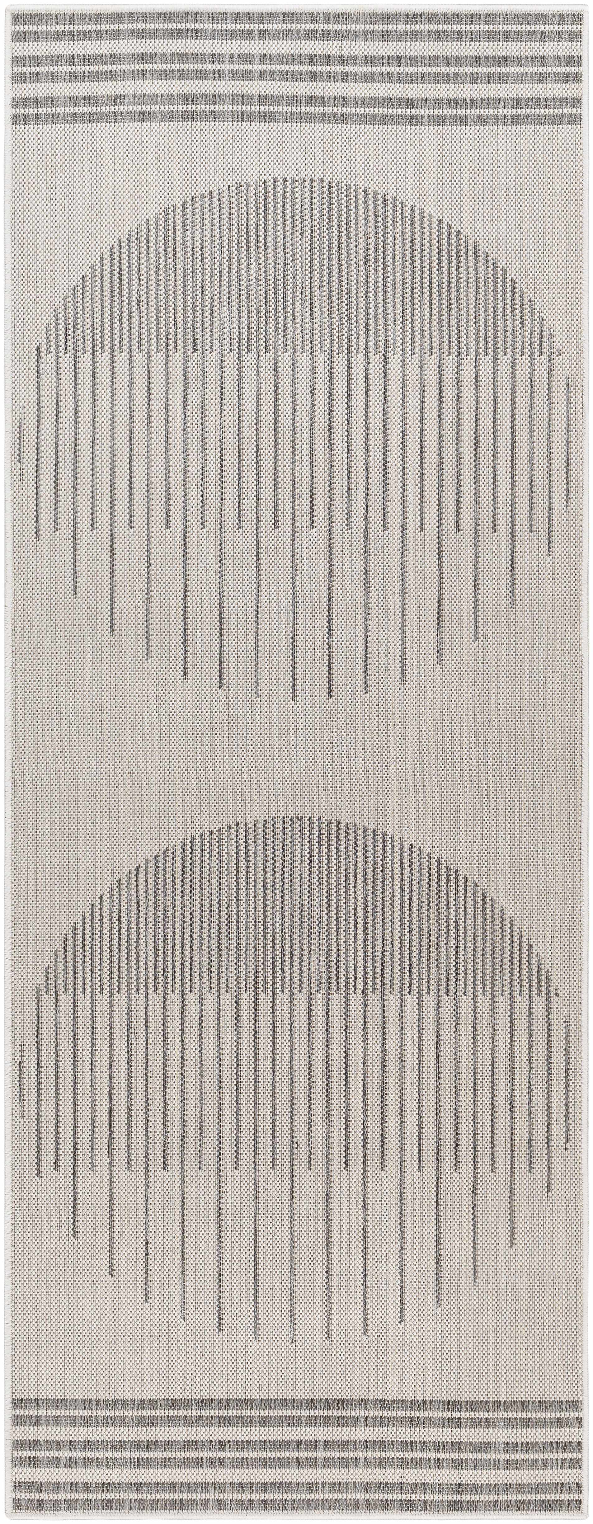 Aviya Light Gray Outdoor Area Rug - Clearance by Boutique Rugs