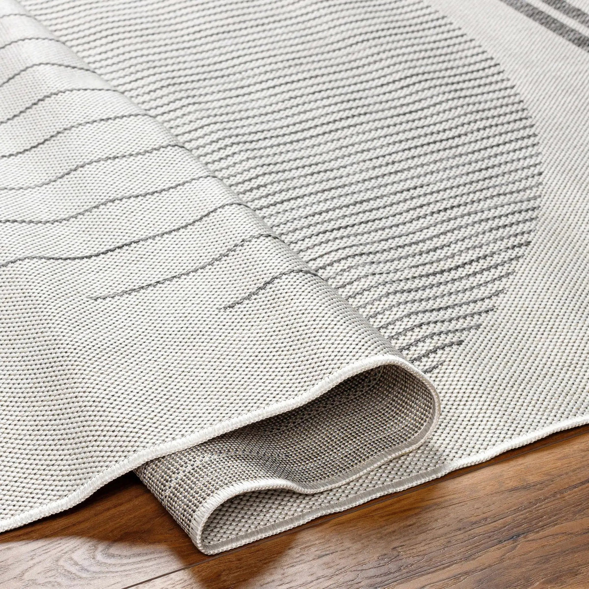 Aviya Light Gray Outdoor Area Rug - Clearance, photo 6 of 8