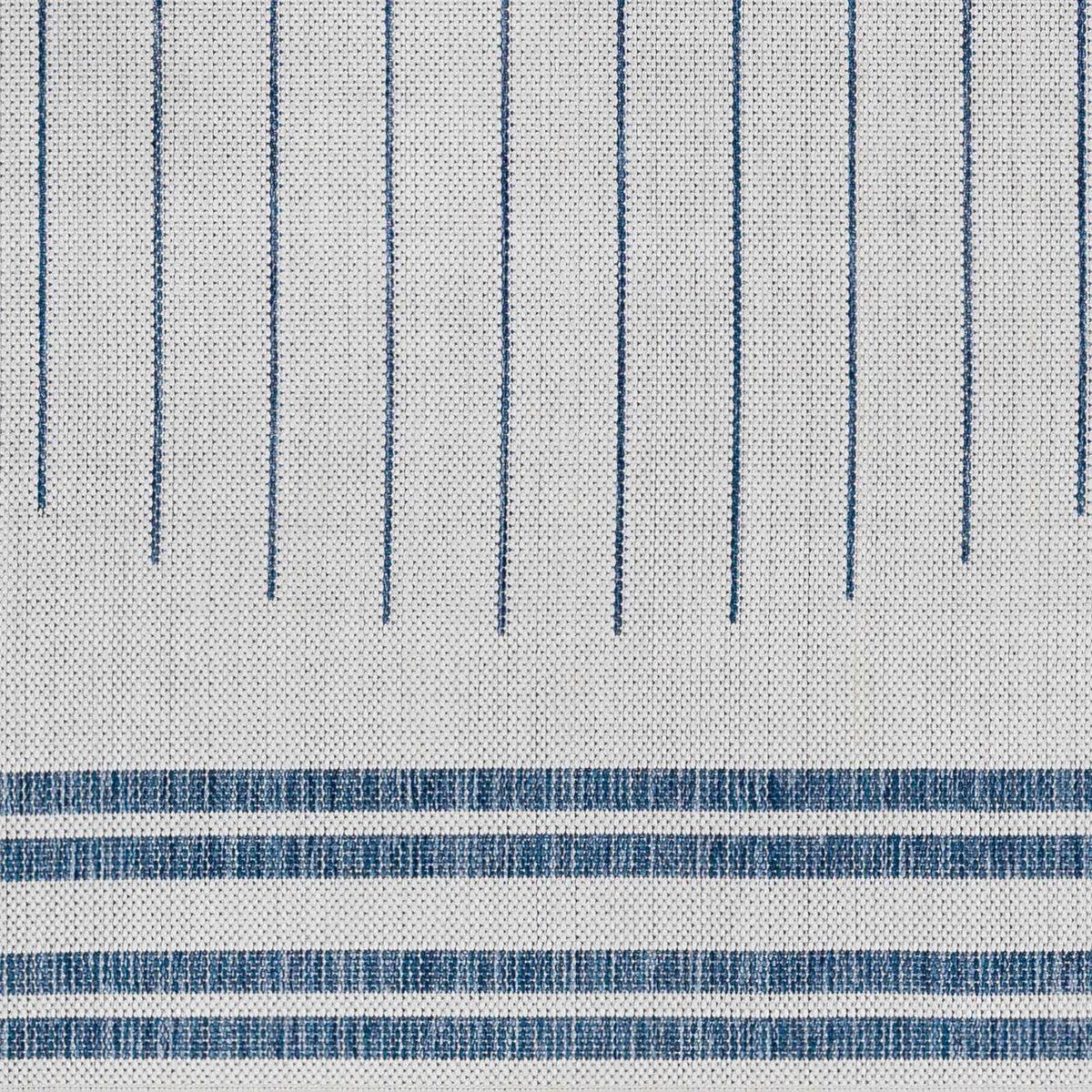 Aviya Blue & Gray Outdoor Area Rug - Clearance, sample swatch