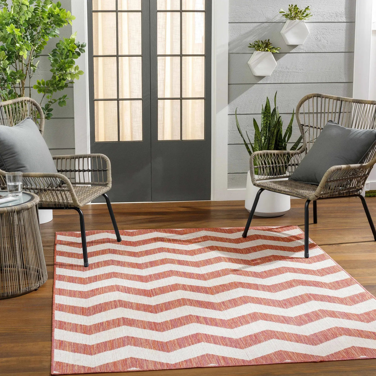 Cheri Lambswool Outdoor Carpet Area Rug - Clearance, installed in a room 2