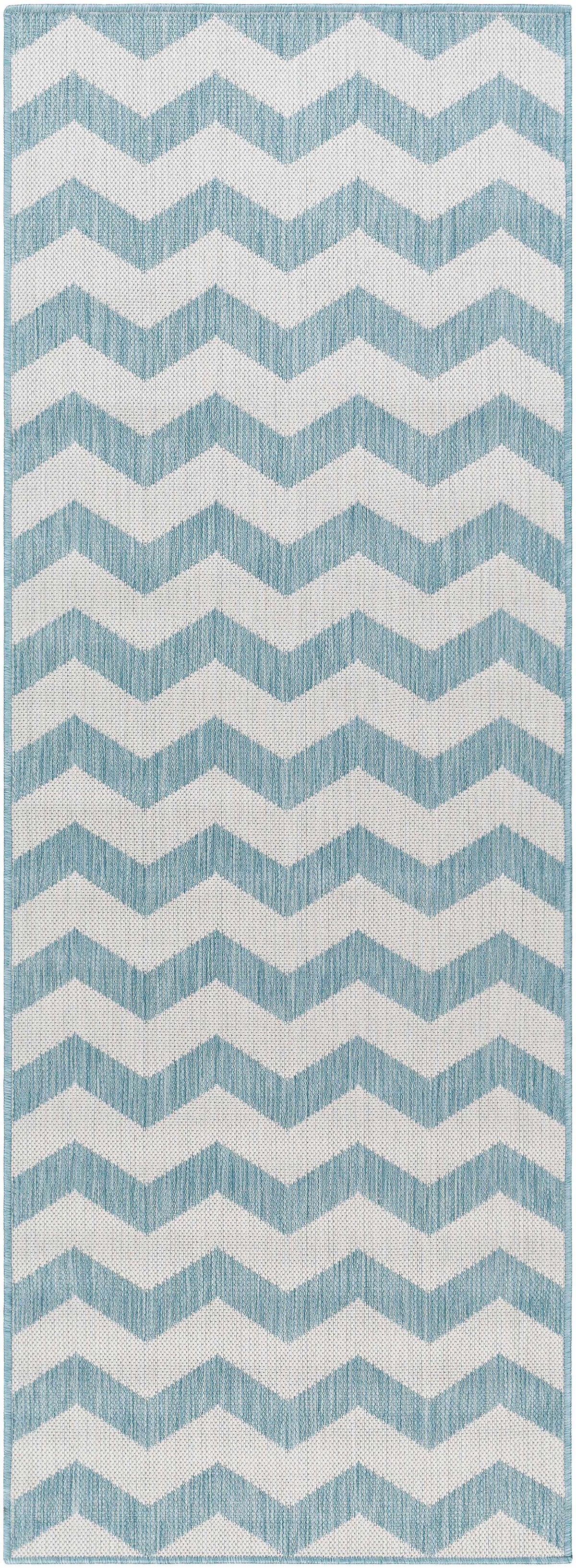 Cheri Thatch Light Blue Outdoor Carpet Area Rug - Clearance, photo 4 of 10