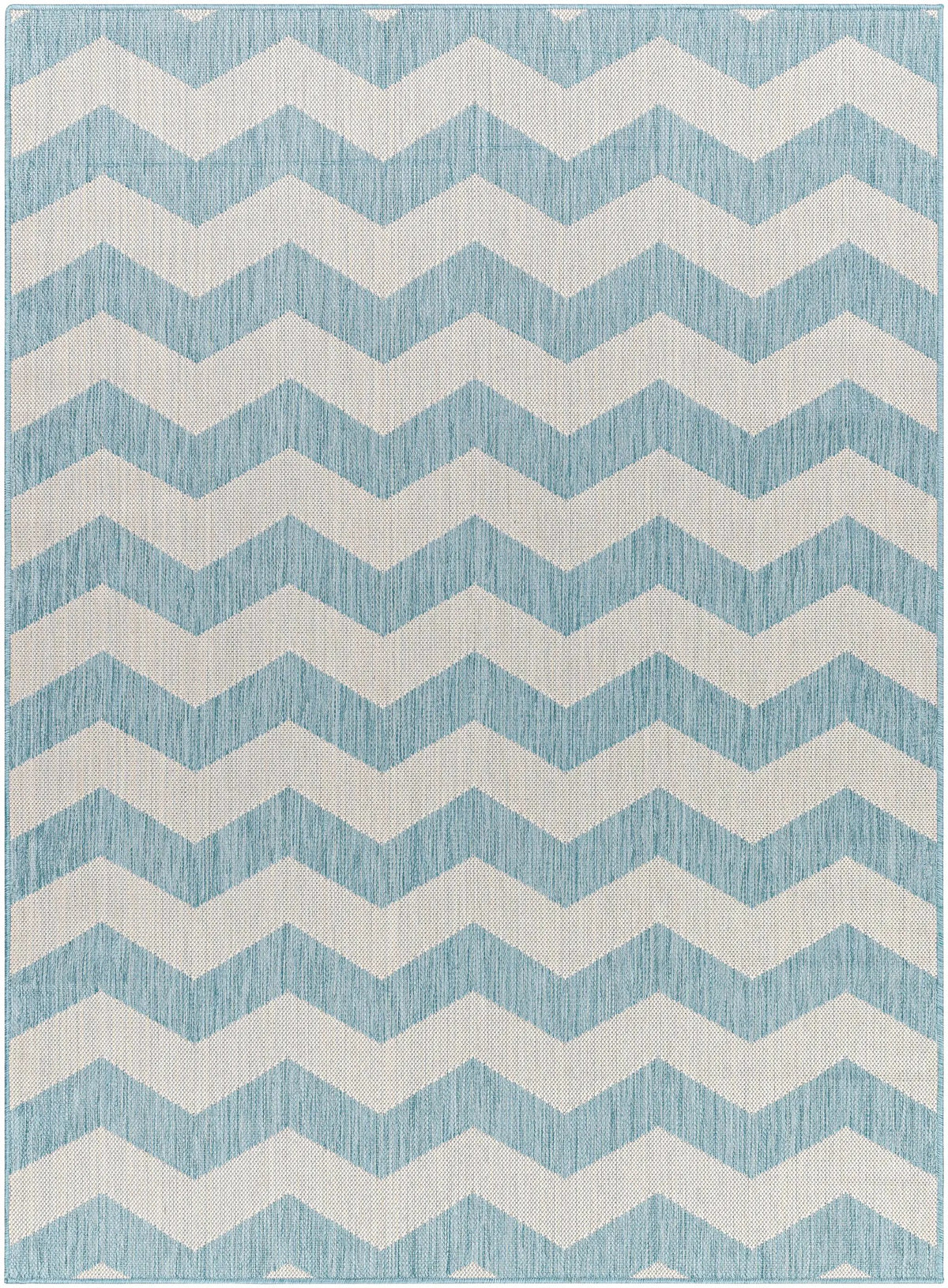 Cheri Thatch Light Blue Outdoor Carpet Area Rug - Clearance