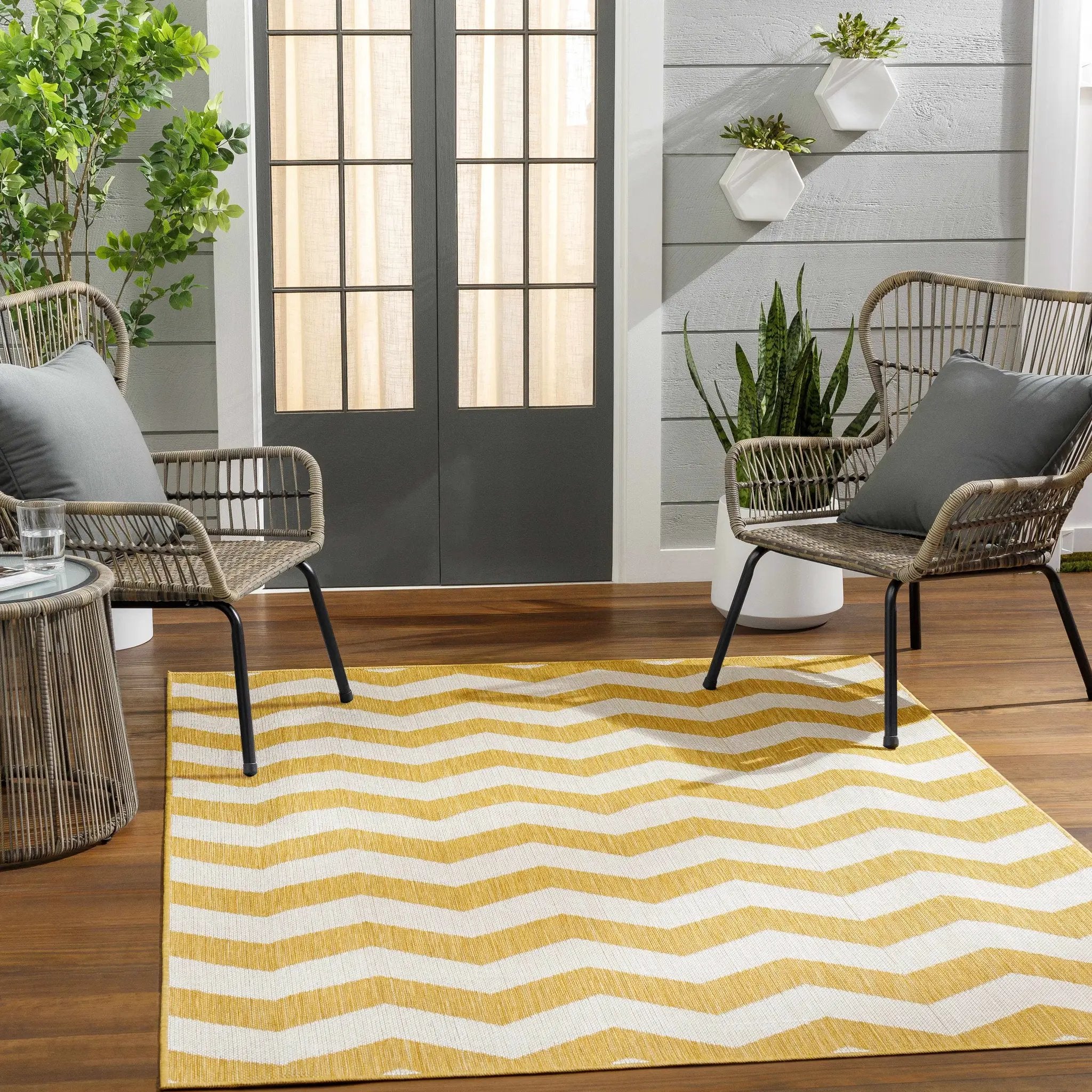 Cheri Bone Outdoor Carpet Area Rug - Clearance by Boutique Rugs