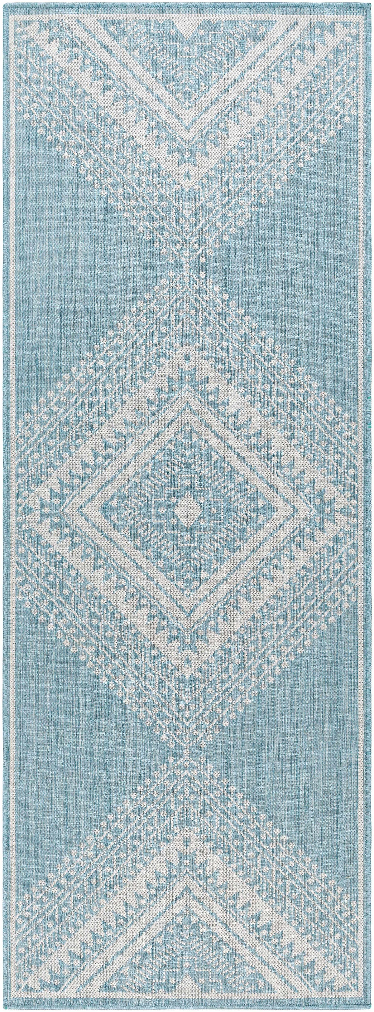 Deana Blue Outdoor Area Rug - Clearance, photo 4 of 10