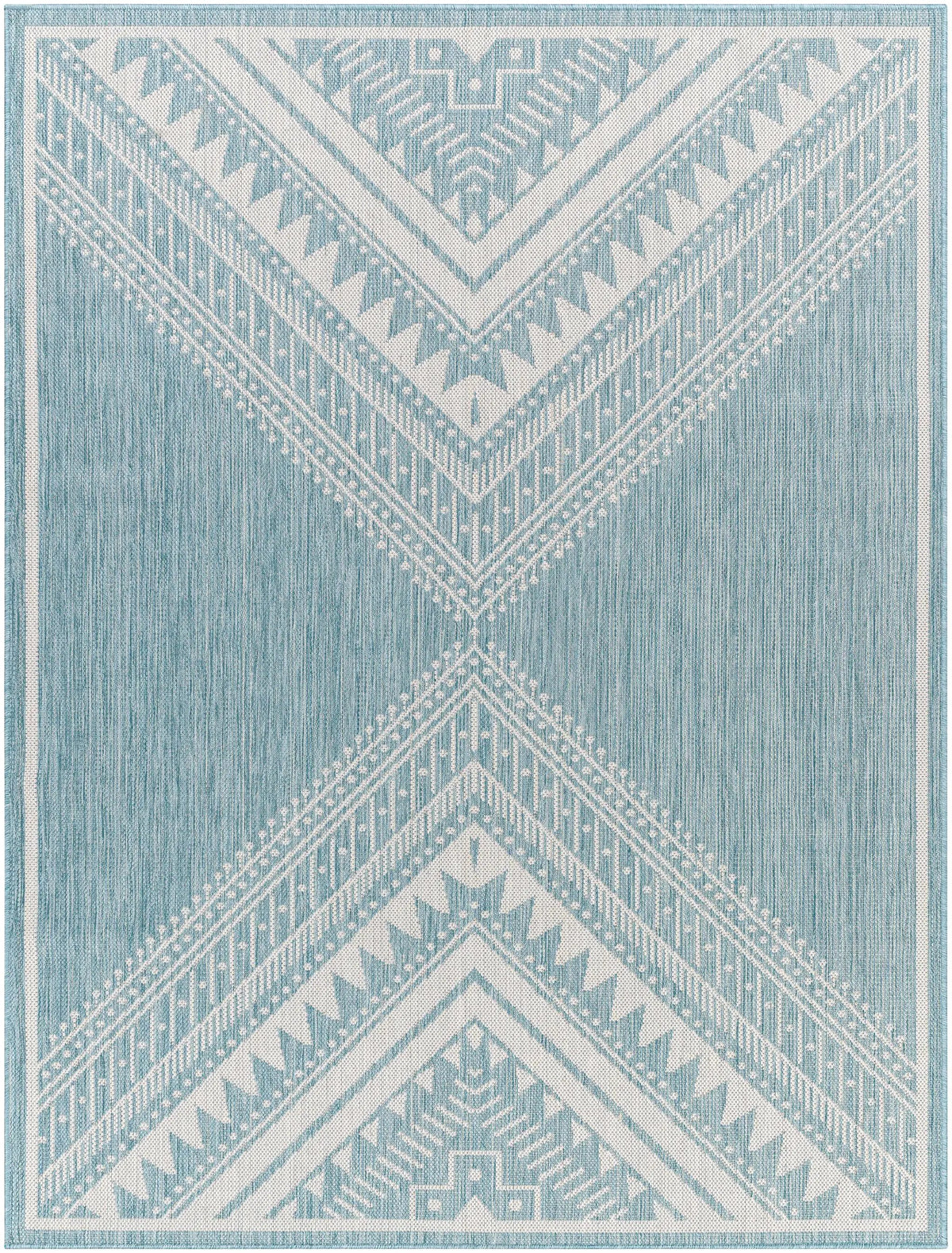 Deana Blue Outdoor Area Rug - Clearance