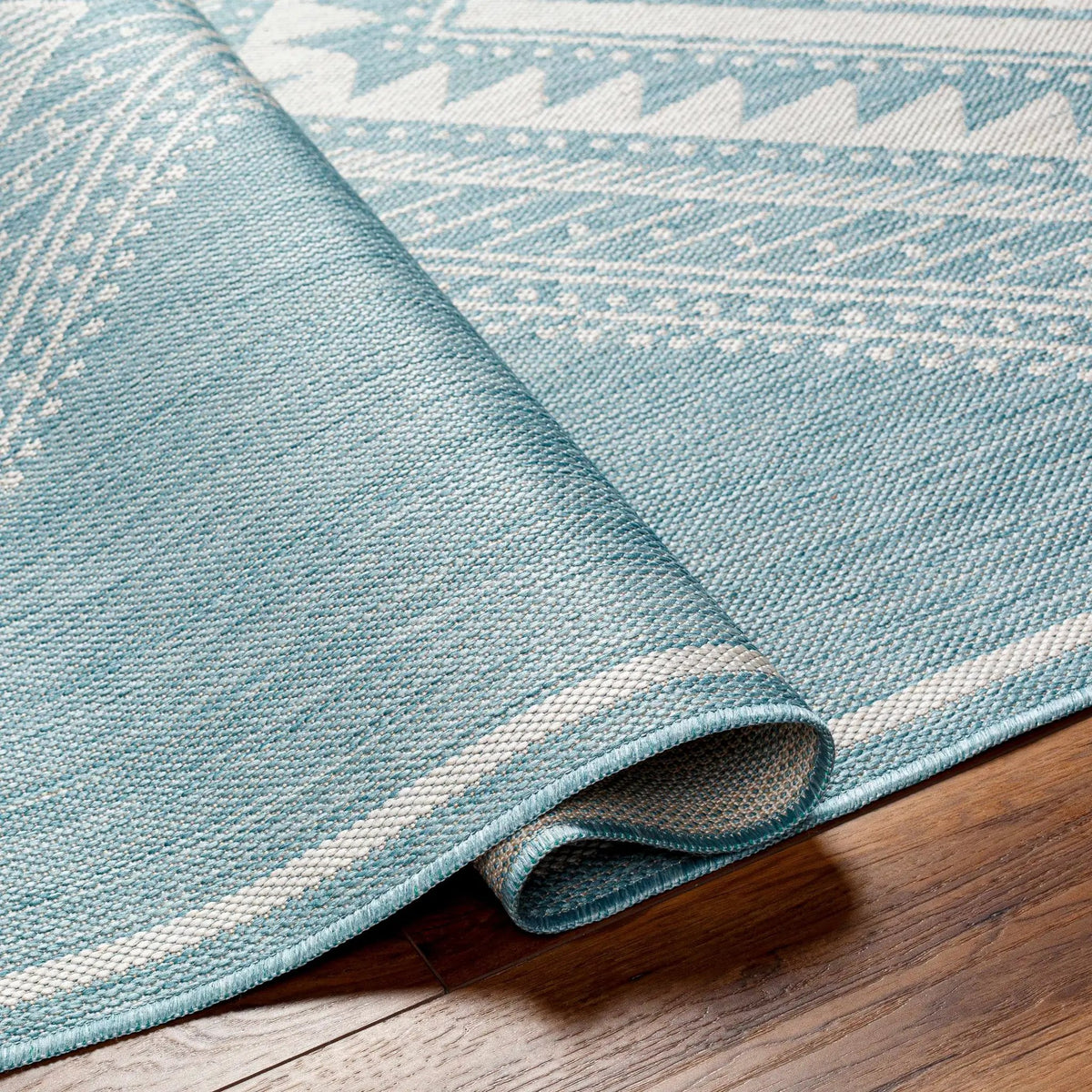Deana Blue Outdoor Area Rug - Clearance, photo 8 of 10