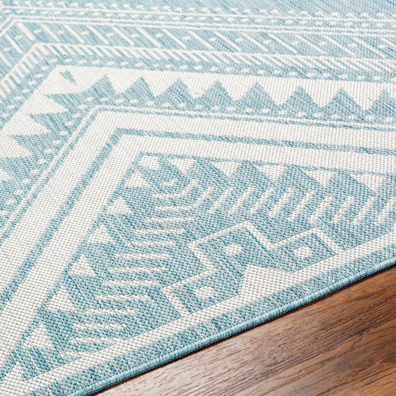 Deana Blue Outdoor Area Rug - Clearance by Boutique Rugs