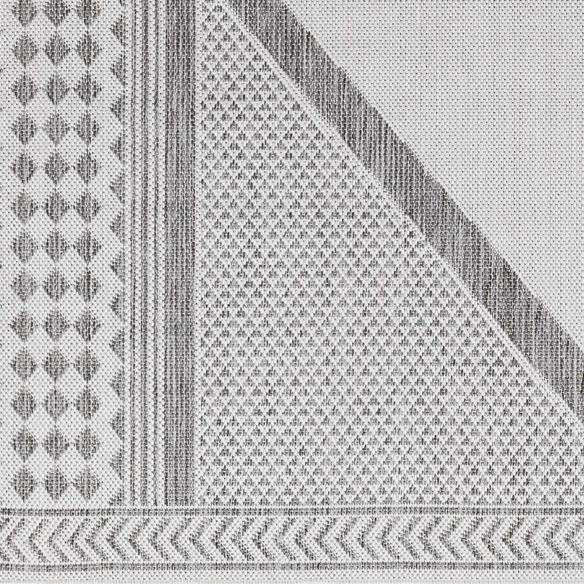 Efrem Off White Outdoor Carpet Area Rug - Clearance, sample swatch