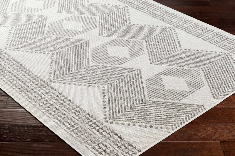 Evana Gray Outdoor Area Rug - Clearance by Boutique Rugs