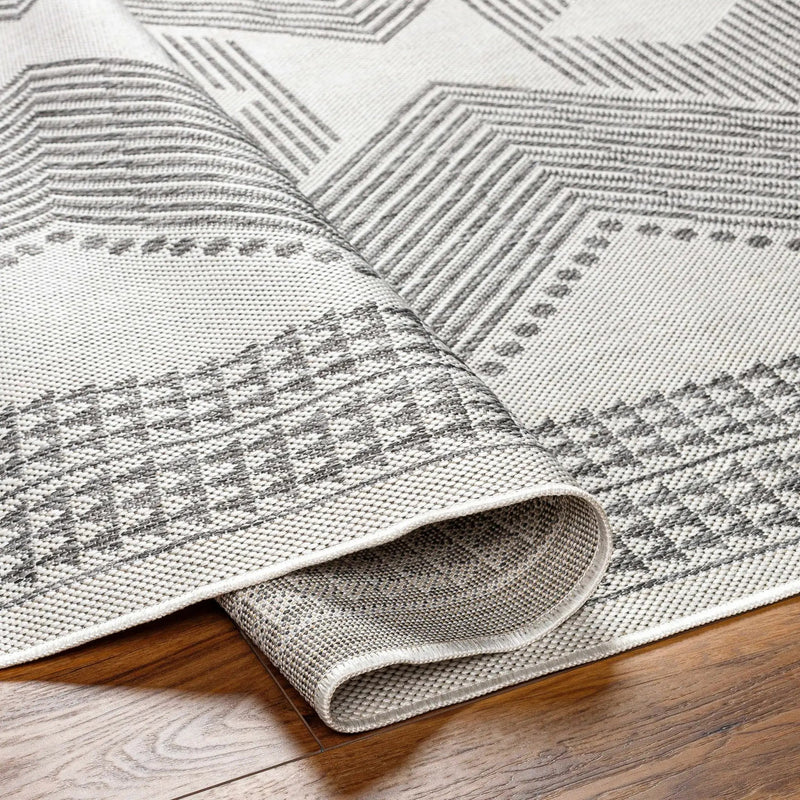 Evana Gray Outdoor Area Rug - Clearance by Boutique Rugs