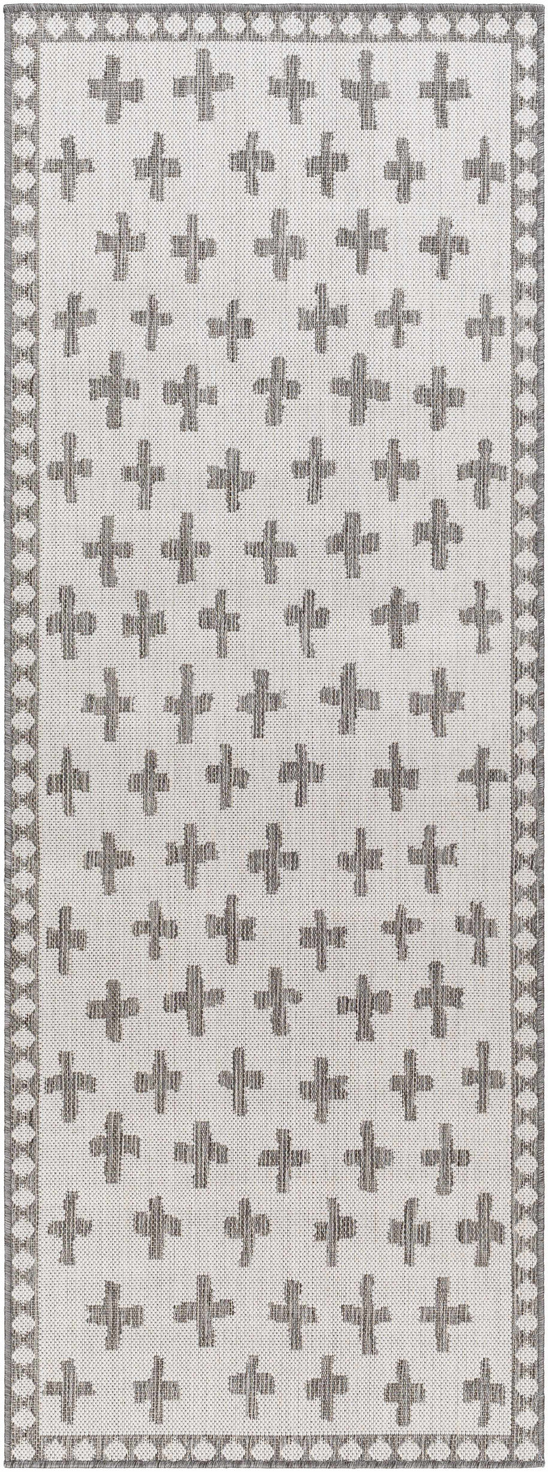 Kyna Gray Outdoor Area Rug - Clearance by Boutique Rugs