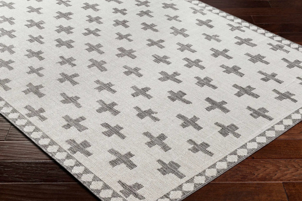 Kyna Gray Outdoor Area Rug - Clearance, photo 5 of 8